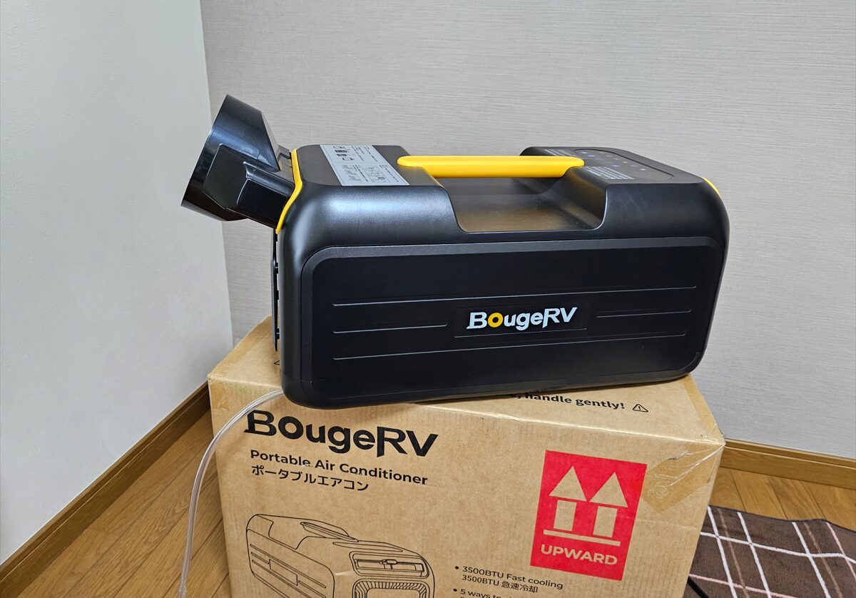 実体験）車中泊ポータブルエアコンBougeRV 3500BTU徹底レビュー｜設置 