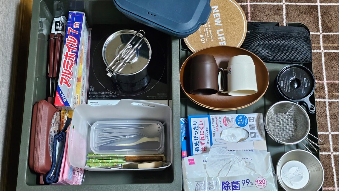 コンテナボックスの収納
