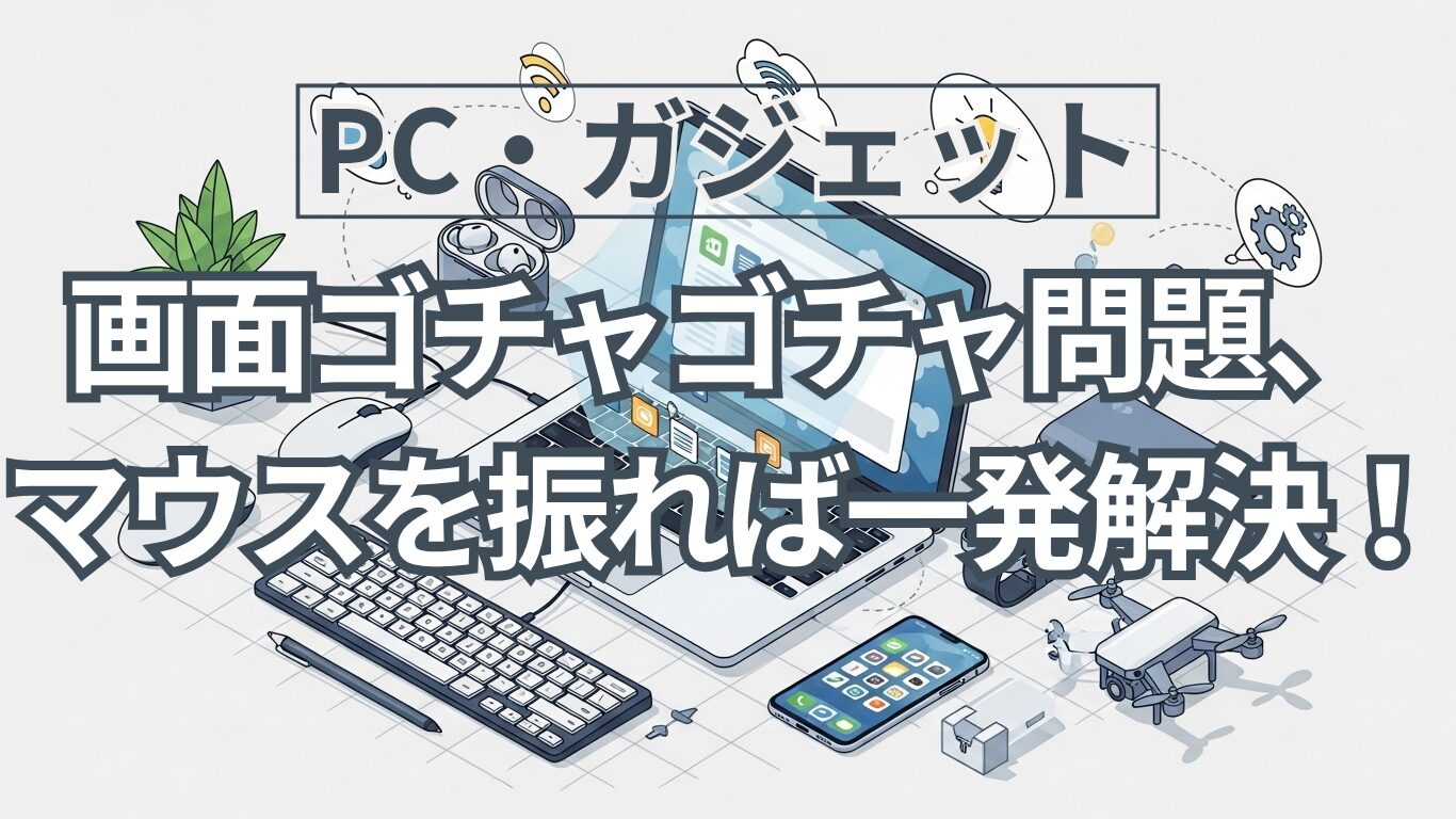 【ブログ初心者必見】ウィンドウ20個が一瞬で消える！マウスを振る「シェイク機能」で作業効率が爆上がりした話