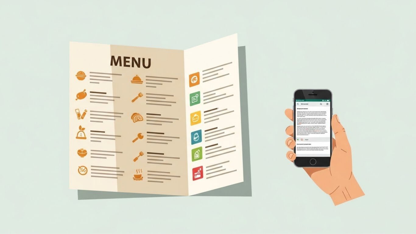 失われた「一覧性」。紙メニューなら一目で分かったものが、今では「探すストレス」に。