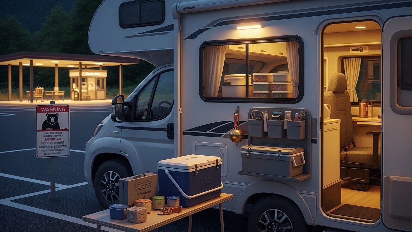 車中泊では「匂いの管理」と「明るい場所選び」が最重要です