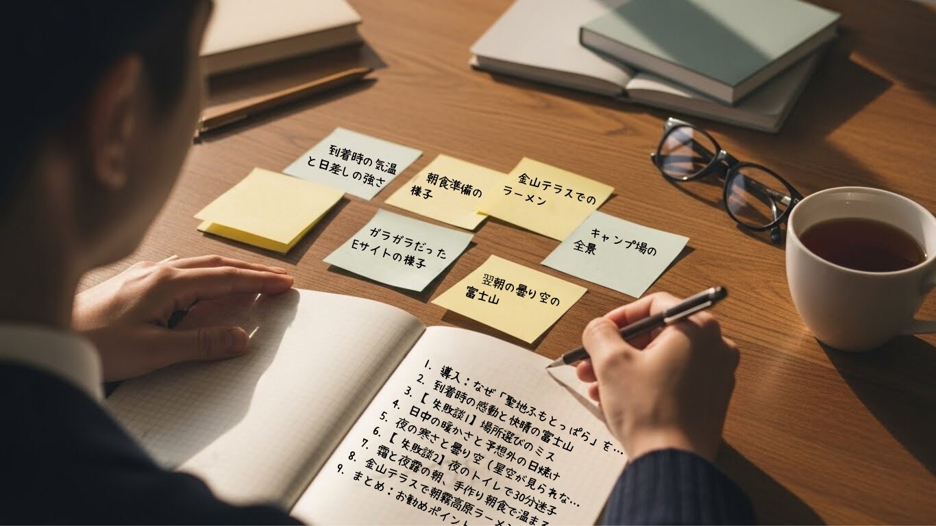 頭の中のモヤモヤが、言葉にすることで鮮明な形になっていく