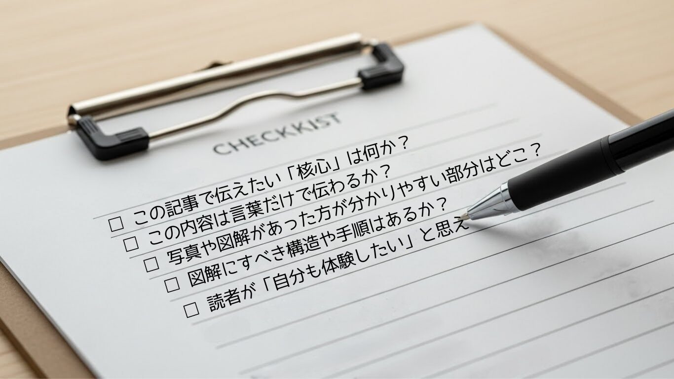 迷った時はこのリストに戻る。私の必須アイテム