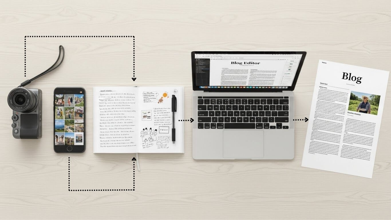 記事ができるまでの制作ステップ