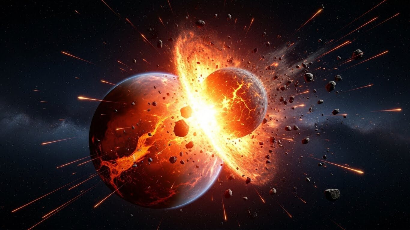 火星サイズの天体が地球に衝突──月誕生のドラマがここから始まった