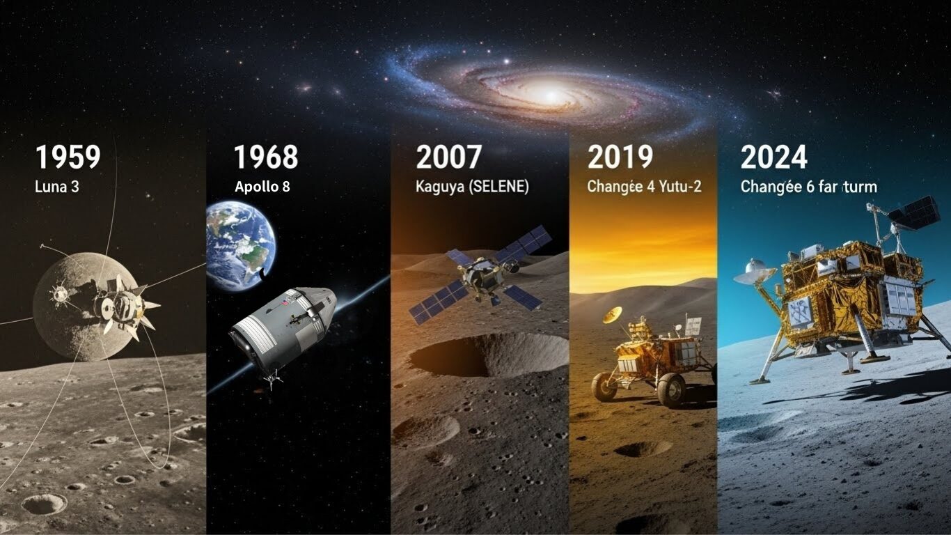 1959年から2024年まで、人類が挑み続けた月の裏側探査の歴史。65年間の挑戦が、私たちに「諦めない心」の大切さを教えてくれる