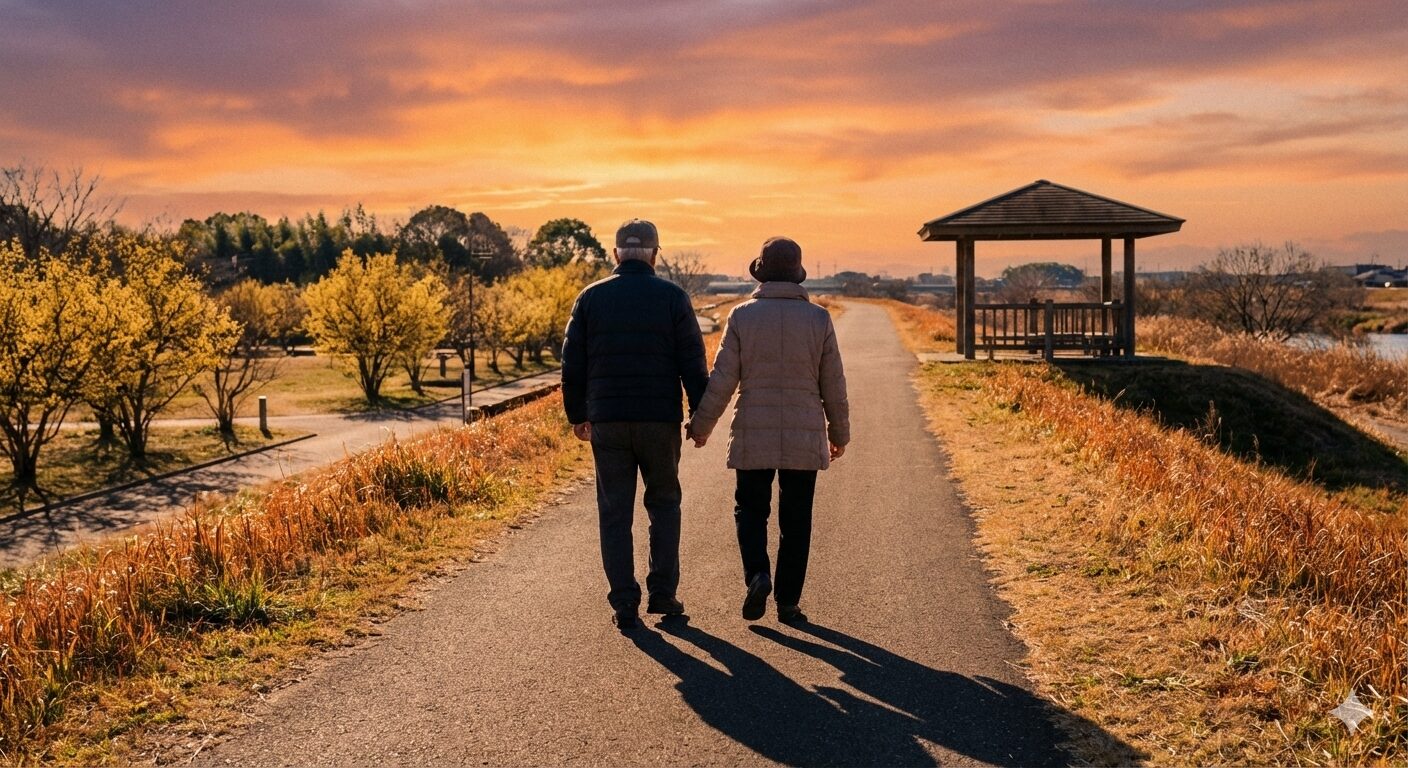 愛犬との思い出が詰まった散歩道。今日も夫婦で季節の香りを探しに