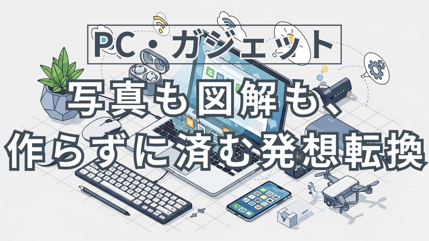 写真が撮れない・図解が作れない人のための、ブログ画像を“作らない”という選択