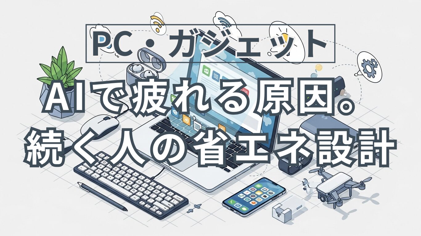 AIは使えるのに続かない。60代ブロガーがたどり着いた「疲れない仕組み」