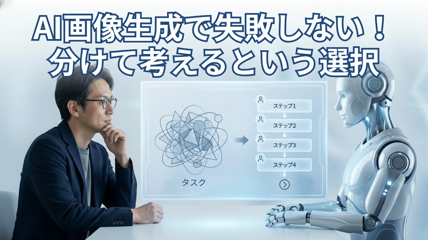 AI画像生成でブログ画像を30分に｜「分けて考える」は、AIではなく自分自身への問いだった