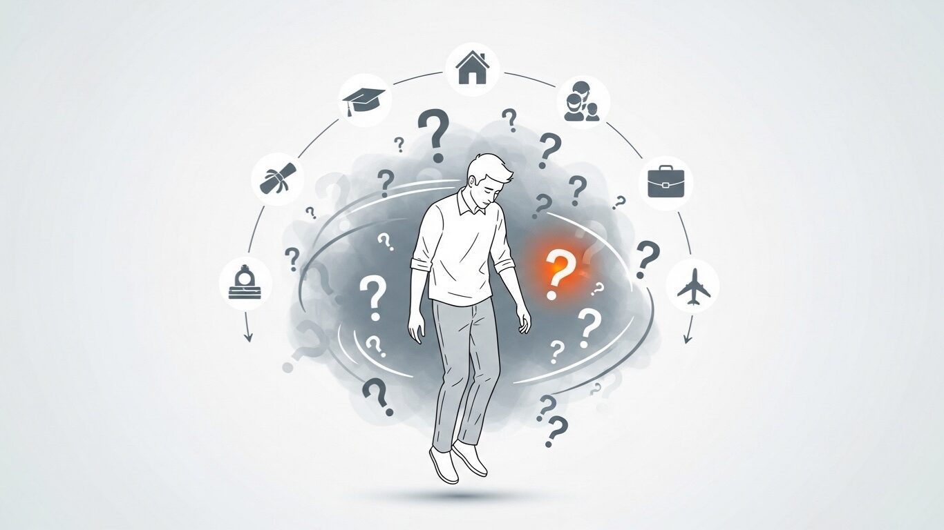 作業量じゃなく、「決められない状態」が脳を疲れさせる。