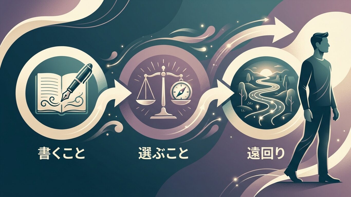 書くこと、選ぶこと、遠回り——すべての意味が変わった