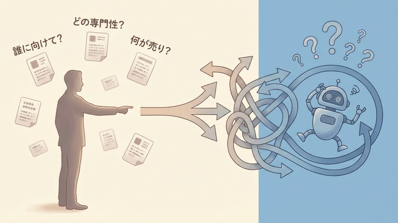 前提が曖昧だと、AIは毎回違う解釈をする