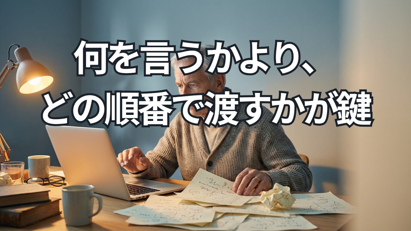 AI思考設計｜AIは“順番”で変わる理由