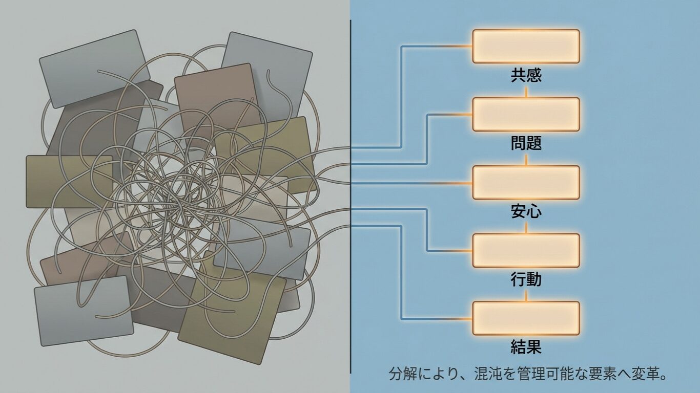 意味ごとに分けると、情報は一気に扱いやすくなる