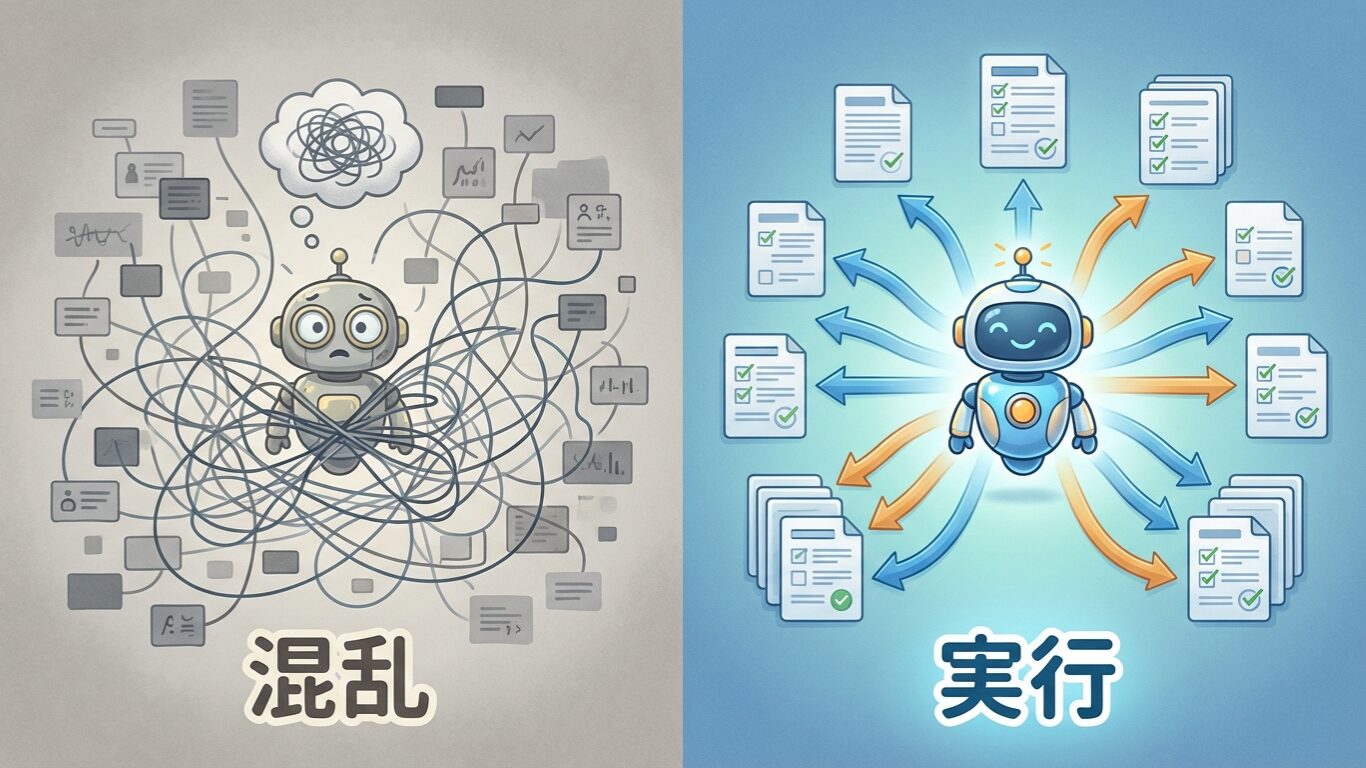 AIが迷うのは能力ではなく、情報の整理の問題だった