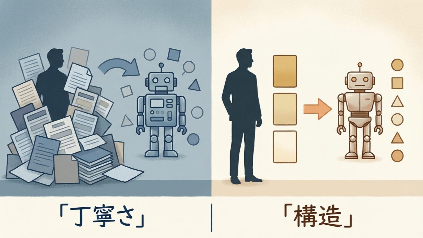 たくさん書くより、整理して渡す