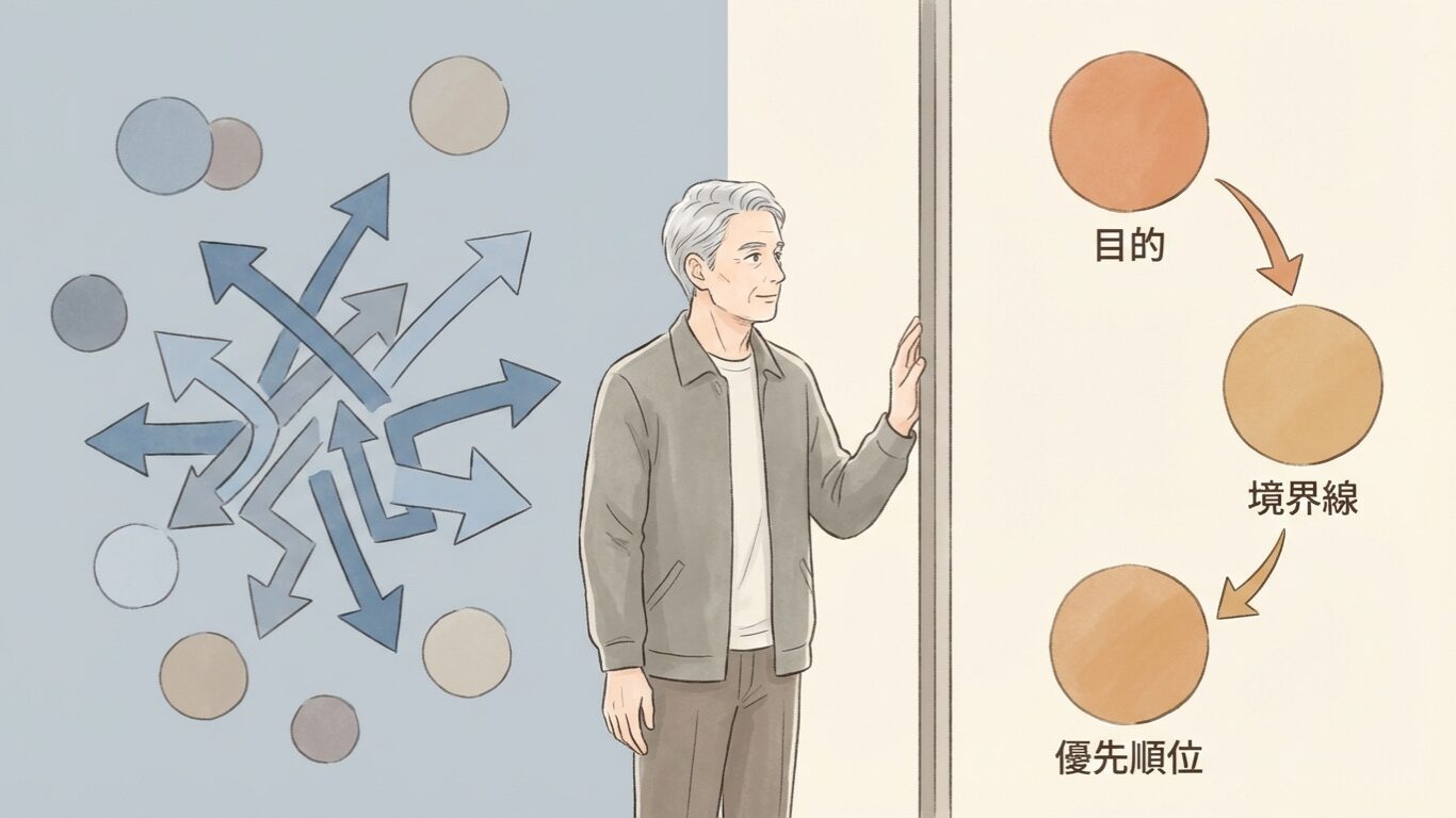 順番の前に、判断の地図が必要だった