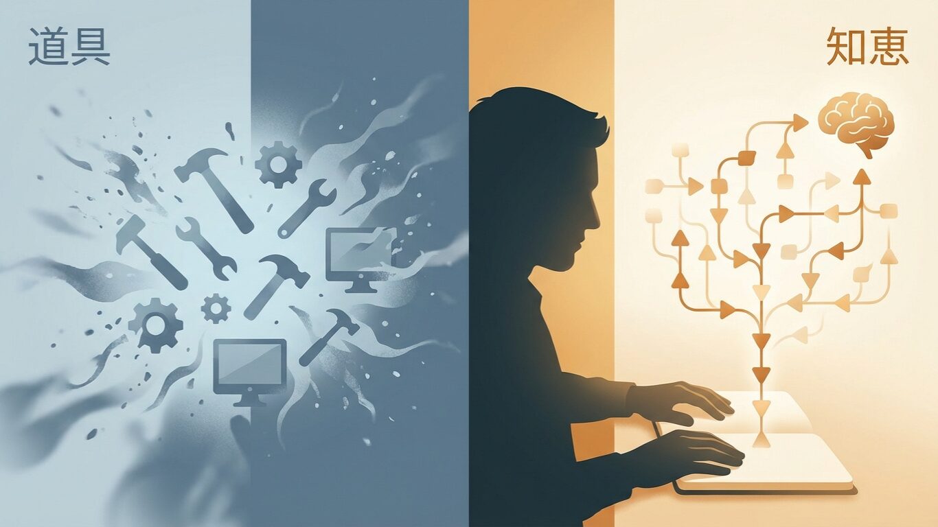 道具は消えても、進め方の知恵は残る