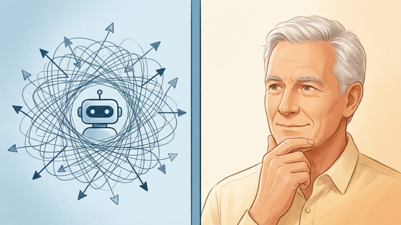 AIの迷いは、自分の迷いの映し鏡