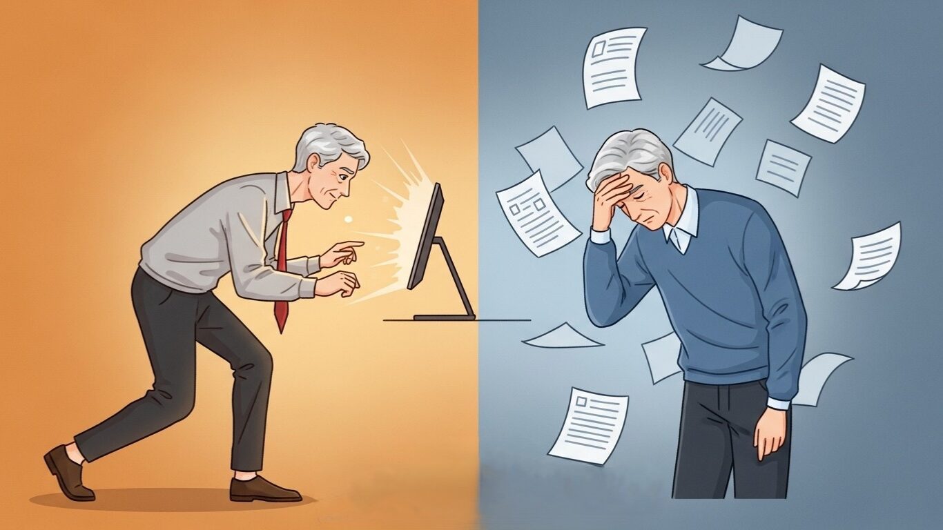 前進している気がして、実は止まっている