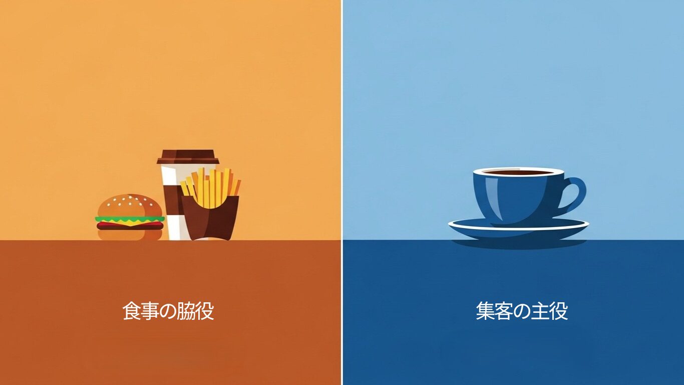 同じコーヒーでも、文脈が役割を決める