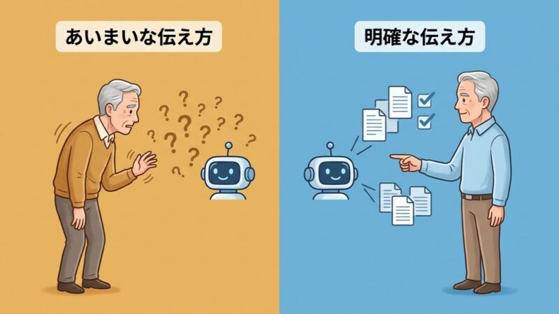 整理された言葉が、AIを的確に動かす