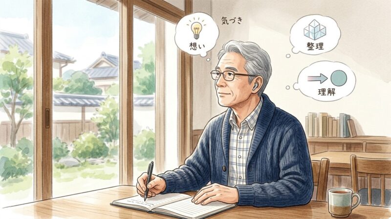 書こうとして初めて、体験が自分のものになる