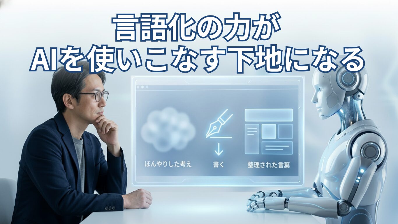 定年後にブログを書き続けて気づいた｜AIを使いこなす前に必要な「言語化の力」