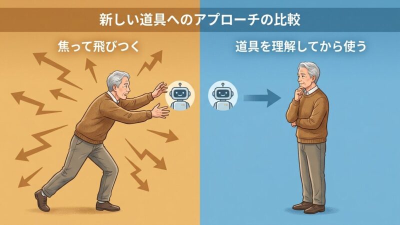 「全部任せよう」ではなく「特性は何か」と問えた