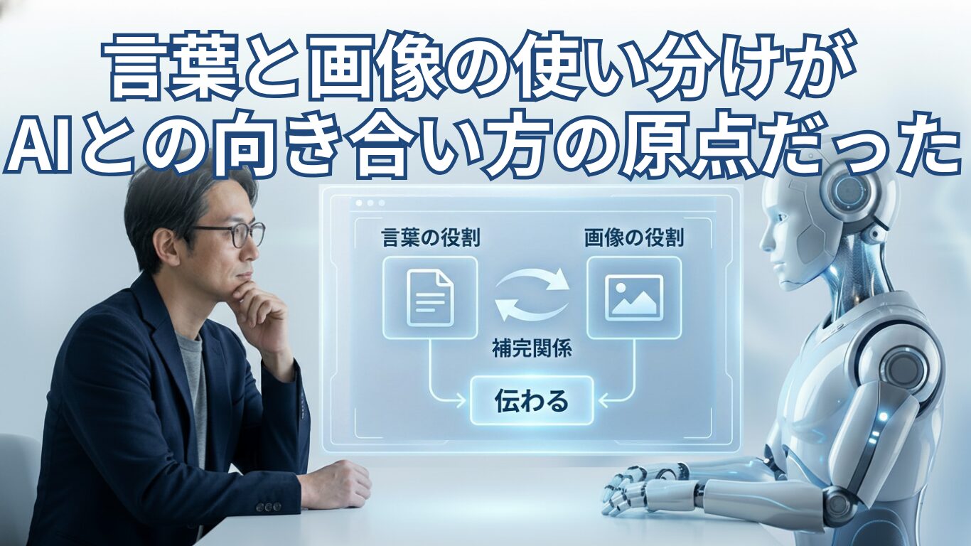 画像1枚で伝わった瞬間｜定年後ブログで気づいた言葉と写真の使い分けとAI活用の原点