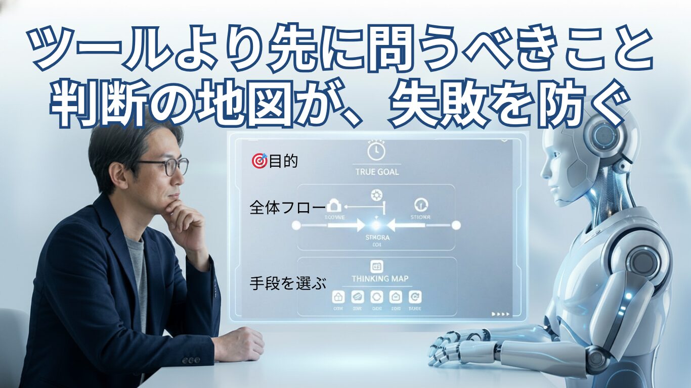 「電子化すれば解決」は本当か？── 成田空港の行列が教えてくれた「判断の地図」の欠如