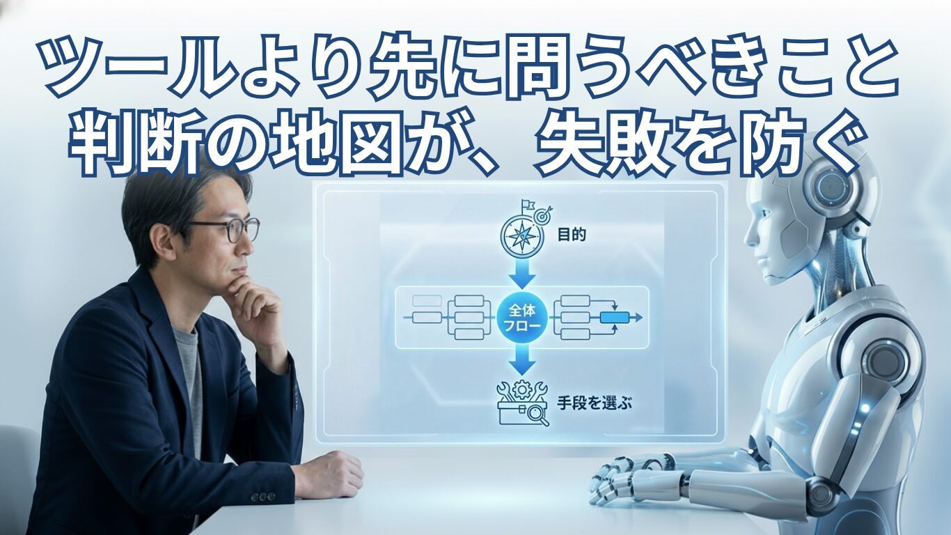 「電子化すれば解決」は本当か？── 成田空港の行列が教えてくれた「判断の地図」の欠如