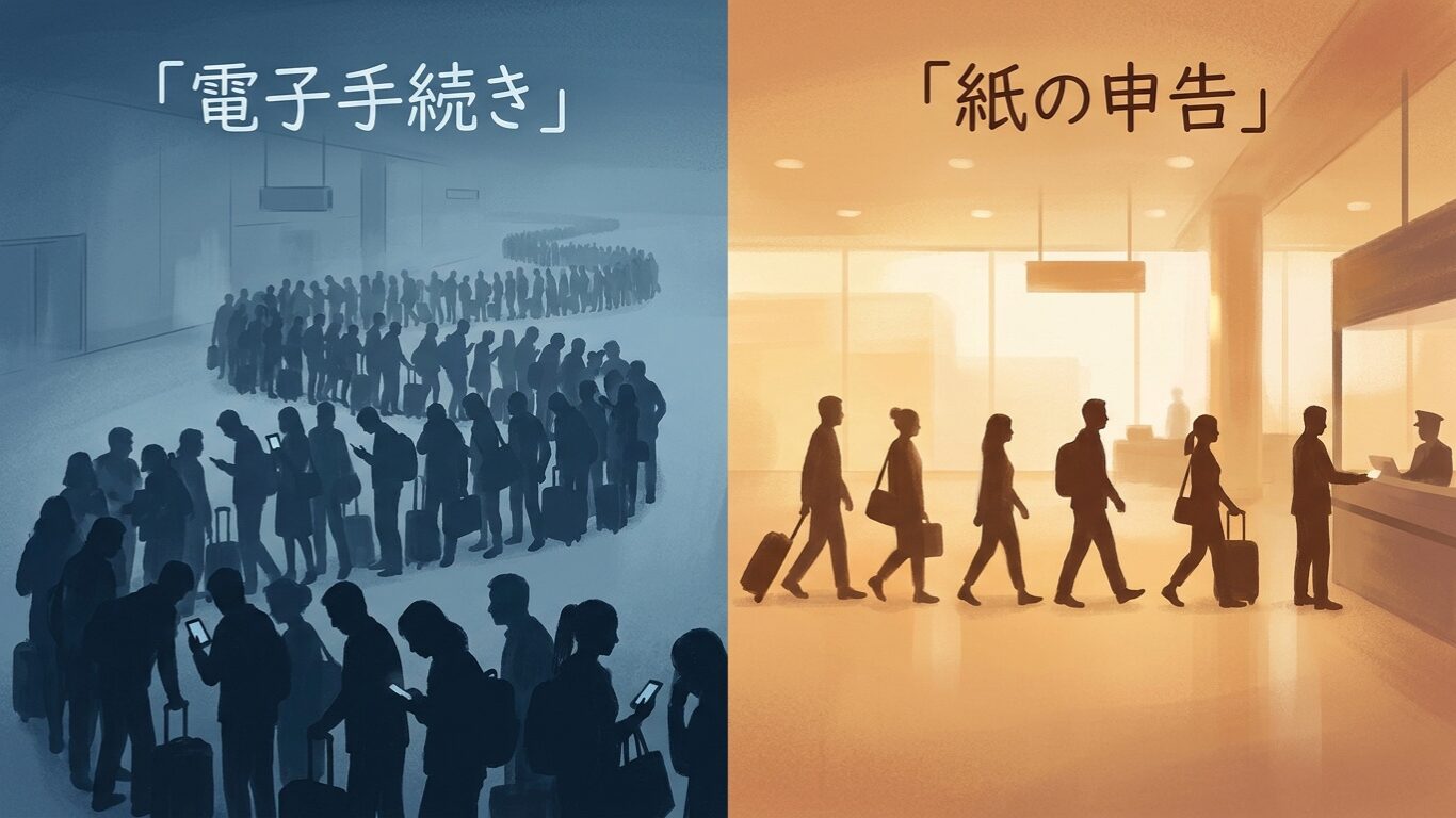 電子化したのに、逆に遅くなった
