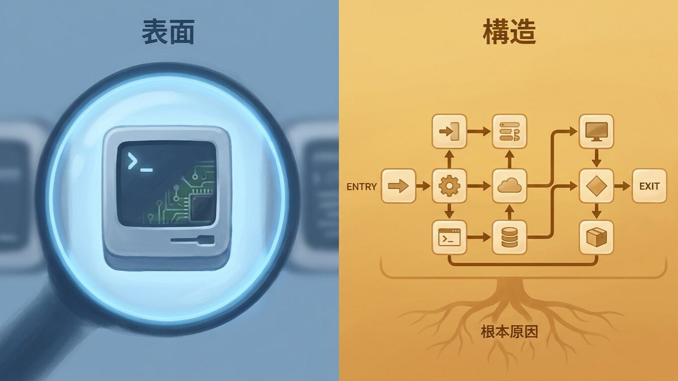 表面だけ見ると、本質を見誤る