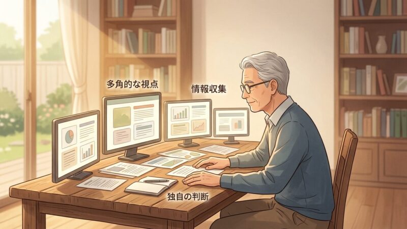 複数のAIを並べ、自分の頭でいいとこ取りをする