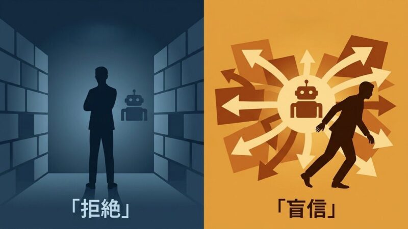 拒絶も盲信も危うい。距離感は自分で設計する