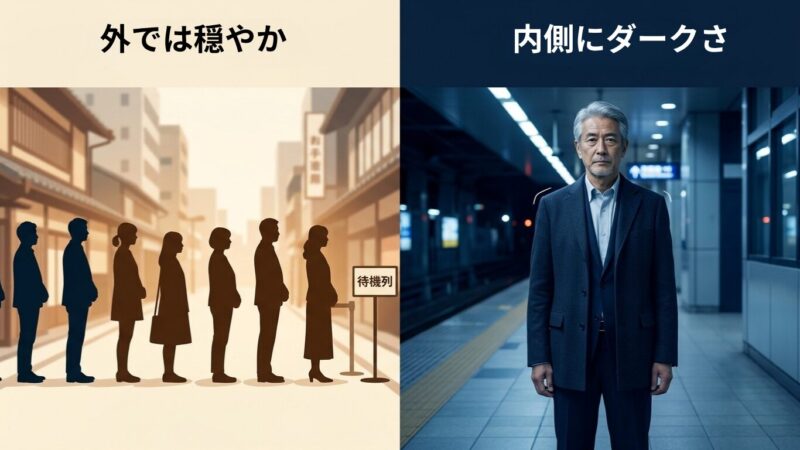 穏やかな外の顔と、内側に宿る静かなダークさ