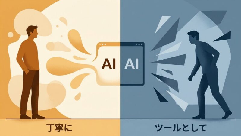 礼儀が効くかどうか、ふたつの見方がある
