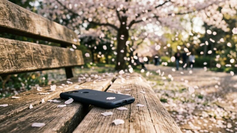 スマホを置いて、風に運ばれる香りだけを追う