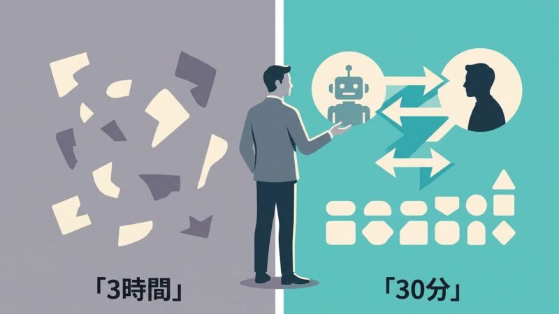 往復を重ねるたびに、輪郭がはっきりしていく