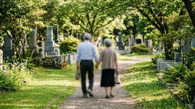 お墓参りの帰り道、ふと足を止めてネジバナを探すのが夫婦の恒例行事