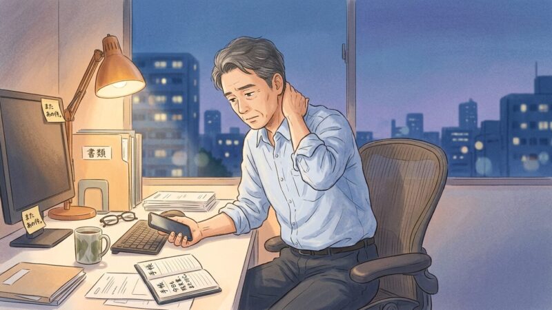 また同じ呼び出しに応じる背中