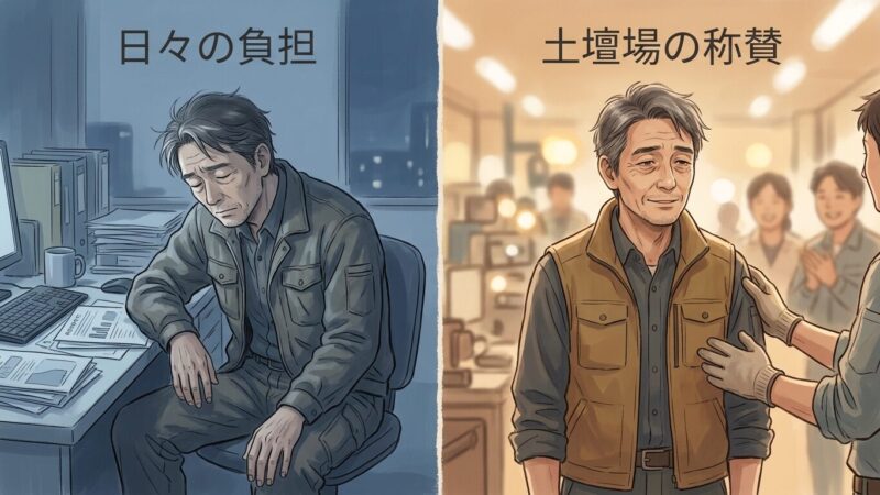 違う顔をした、同じ疲れ
