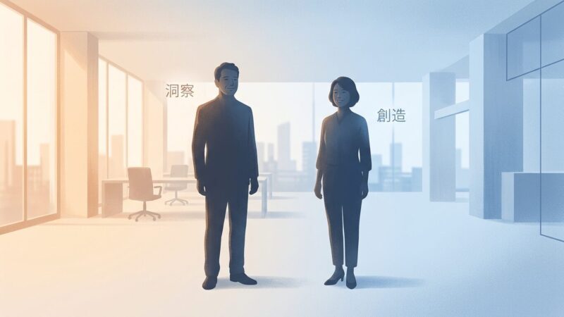 無理のない距離で、並んで働く