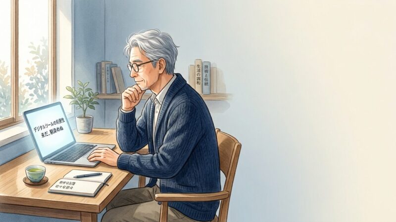 便利だとわかっていても、素直にうなずけない理由