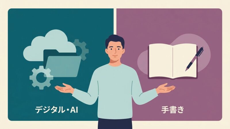 対立ではなく、道具ごとの役割分担で考える