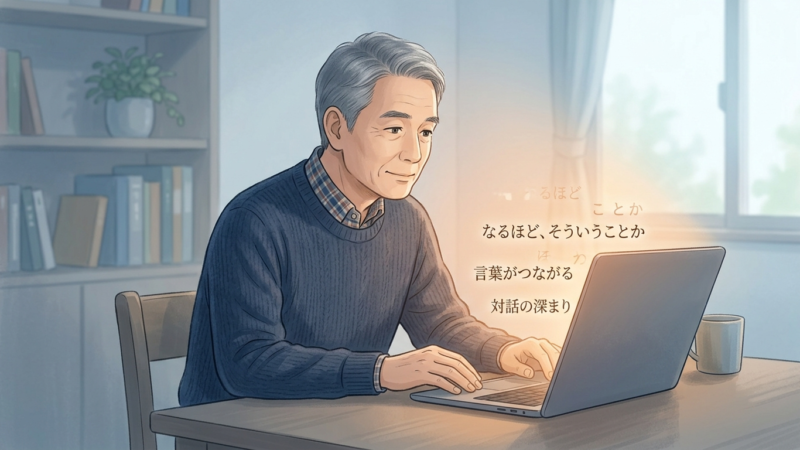 答えは、対話を重ねる中で、少しずつ輪郭を持っていった