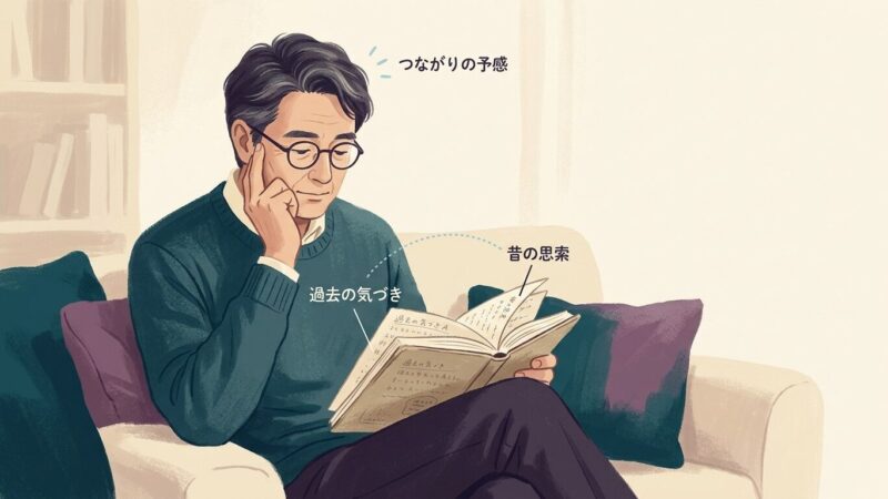 過去の自分の言葉を静かに読み返す