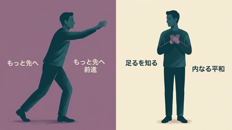 前へ進む力と、立ち止まる力